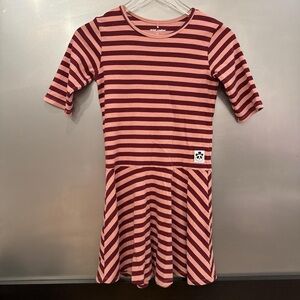 Kid’s Mini Rodini Striped Rib Dance Dress